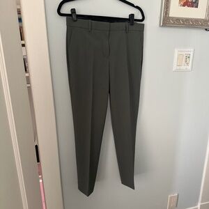 Theory Wool Gaberdine Pants Army Green Size 6